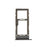 OEM SIM MicroSD Card Tray Holder for Samsung Galaxy S10 G973 / S10 Plus G975 - Black - 3