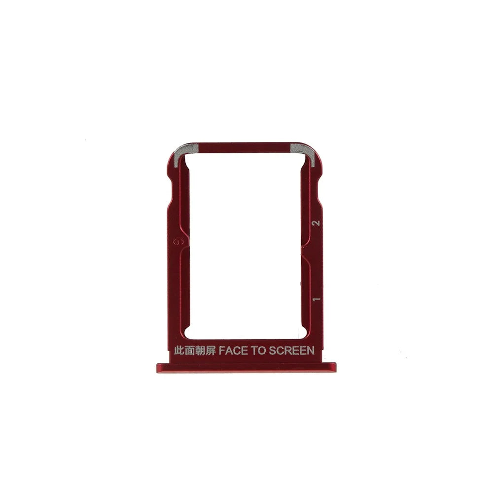 OEM SIM Card Tray Holder for Xiaomi Mi 8 SE (5.88-inch) - Red - 3