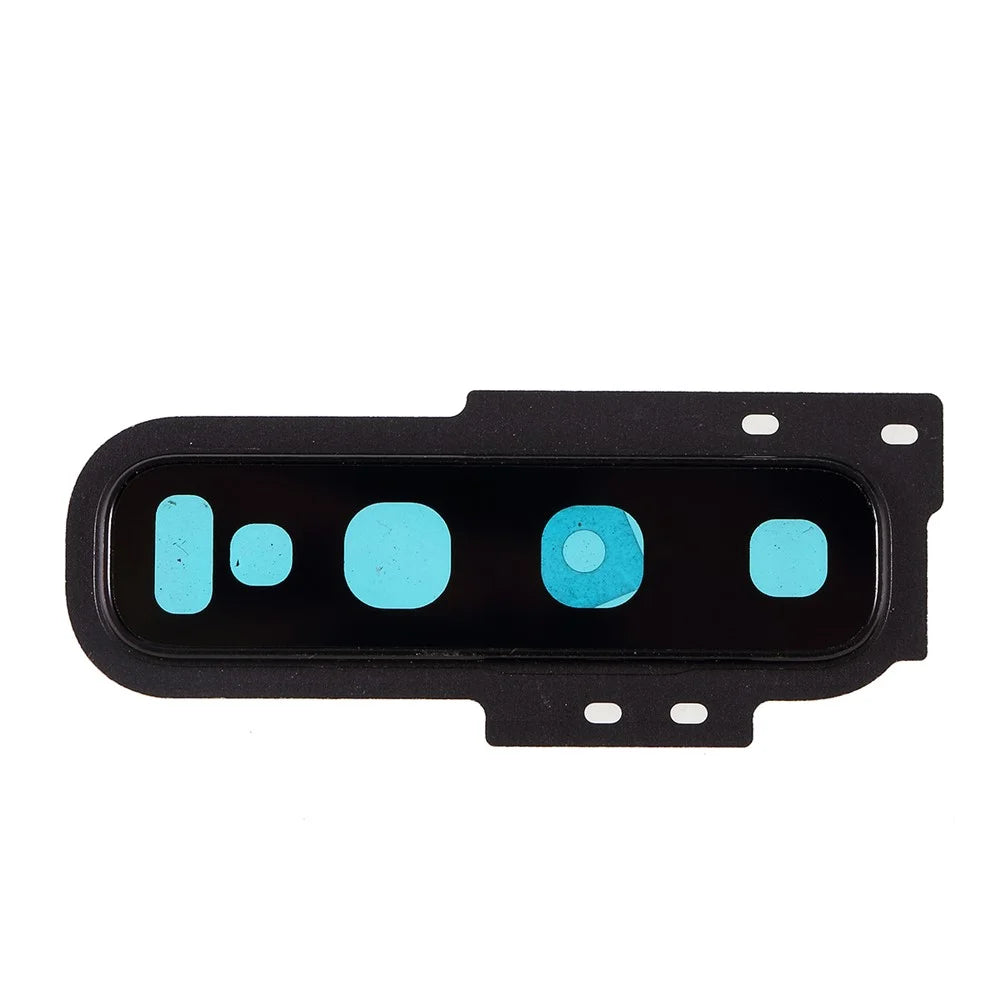 OEM Back Camera Lens Ring Cover with Glass Lens for Samsung Galaxy S10 G973 - Black - 1