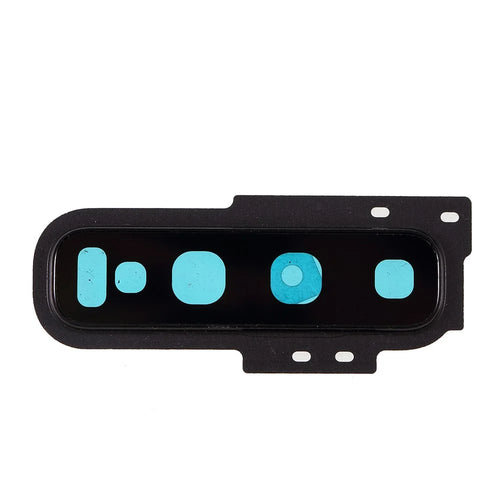 OEM Back Camera Lens Ring Cover with Glass Lens for Samsung Galaxy S10 G973 - Black - 1