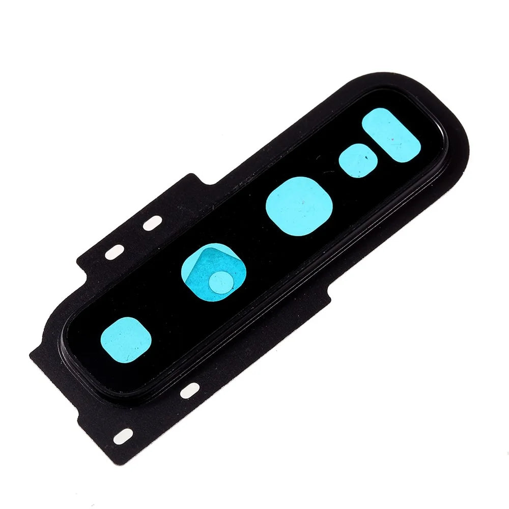 OEM Back Camera Lens Ring Cover with Glass Lens for Samsung Galaxy S10 G973 - Black - 3