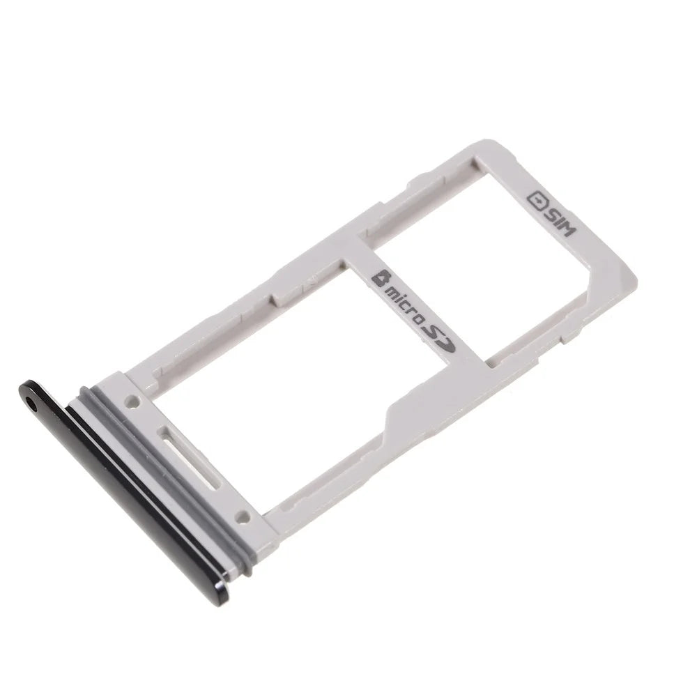 OEM SIM + Micro SD Card Tray Holder Part for LG G7 ThinQ G710 - Black - 2