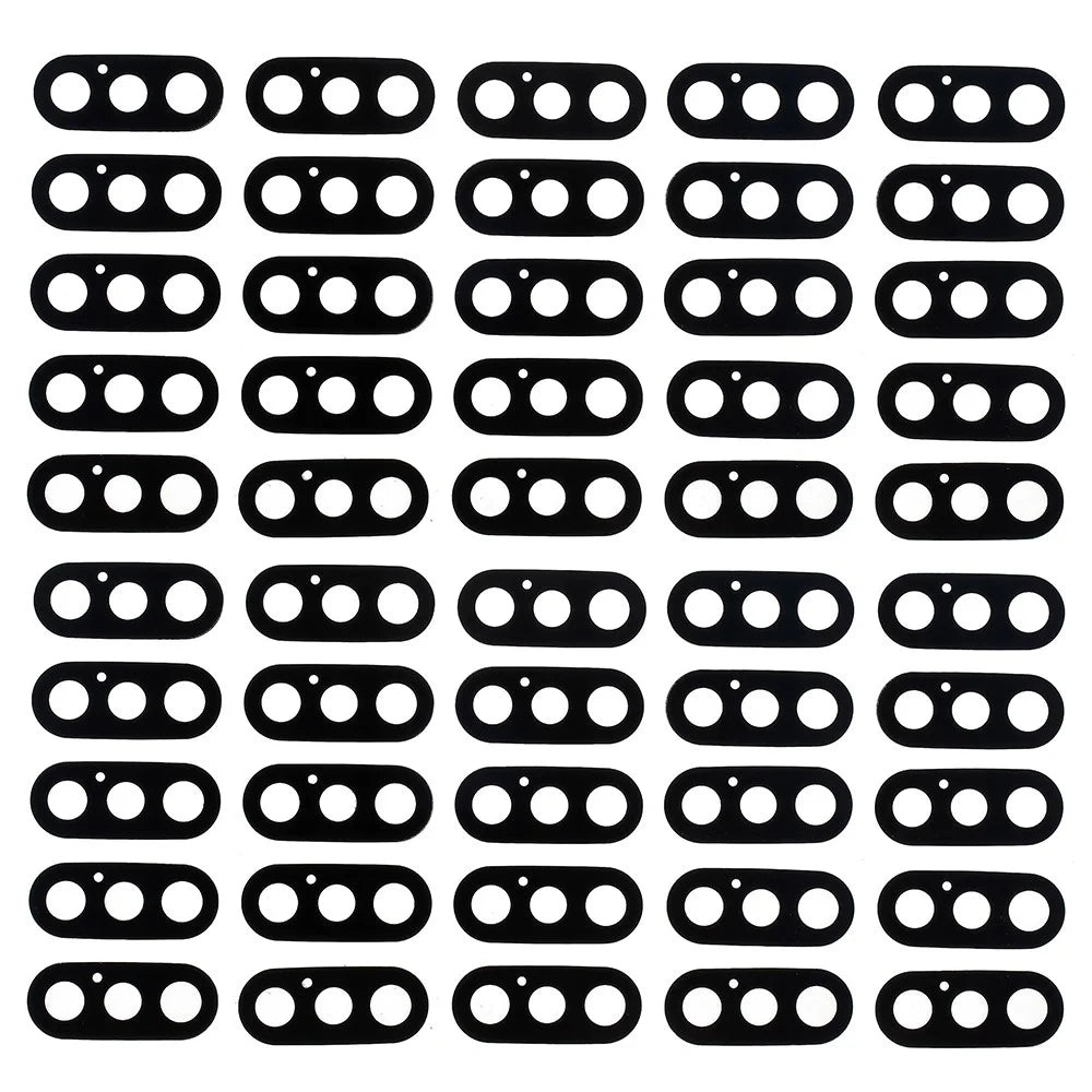 50PCS/Pack Back Rear Camera Lens Glass Replacement for Apple iPhone XS / XS Max (Glass Only) - 1