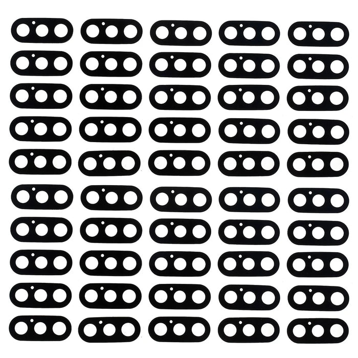50PCS/Pack Back Rear Camera Lens Glass Replacement for Apple iPhone XS / XS Max (Glass Only) - 1