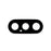 50PCS/Pack Back Rear Camera Lens Glass Replacement for Apple iPhone XS / XS Max (Glass Only) - 3