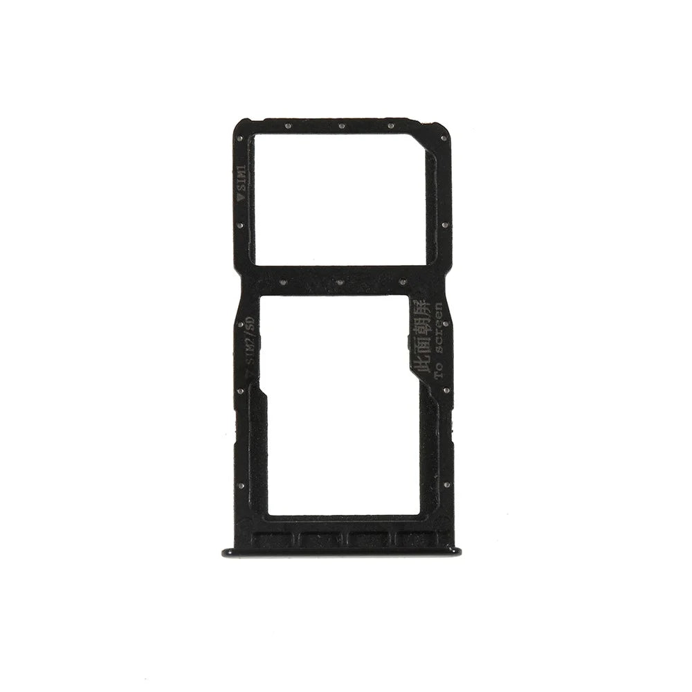 OEM Dual SIM Micro SD Card Tray Holder Replacement for Huawei P30 Lite / nova 4e / Huawei P30 Lite New Edition - Black - 1