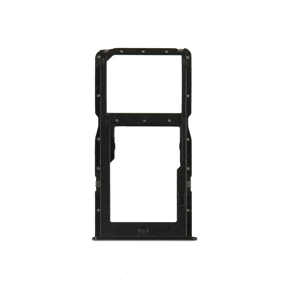 OEM Dual SIM Micro SD Card Tray Holder Replacement for Huawei P30 Lite / nova 4e / Huawei P30 Lite New Edition - Black - 4