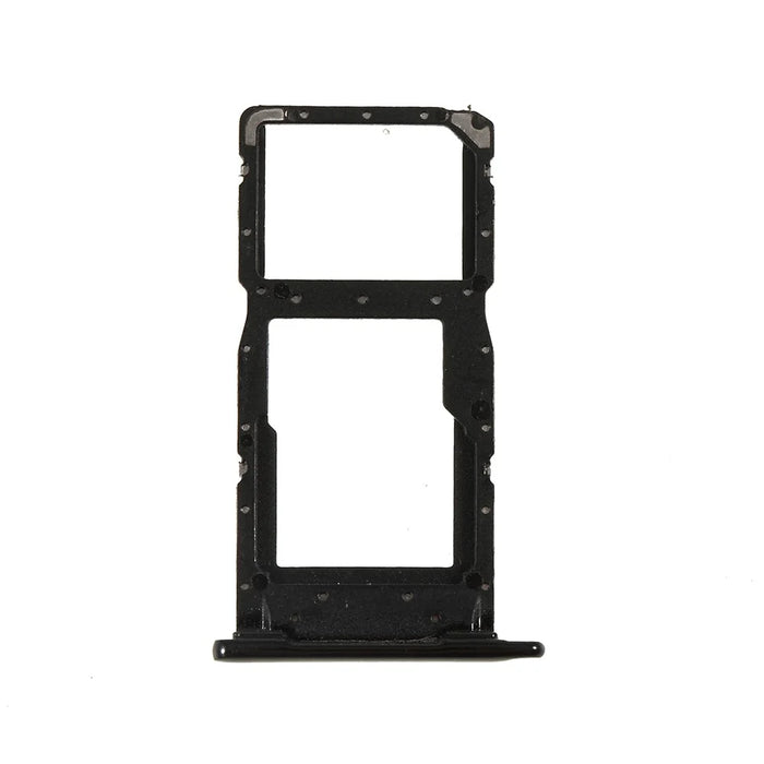 OEM Dual SIM Micro SD Card Tray Holder Replacement for Huawei P Smart (2019) / Nova Lite 3 (Japan) - Black - 2