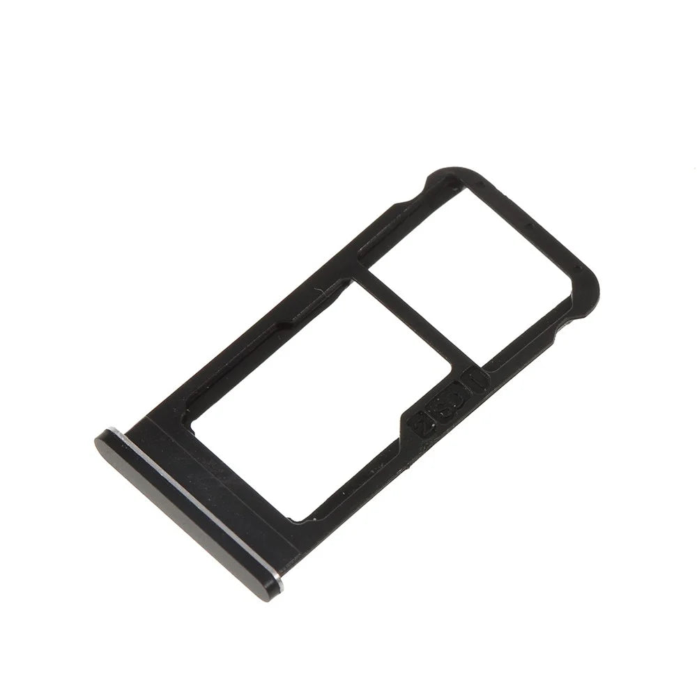 OEM Dual SIM Card Tray Holder Replace Part for Nokia 6.1 (5.5-inch) / Nokia 6 (2018) - Black - 1