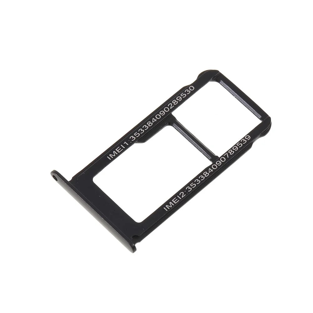 OEM Dual SIM Card Tray Holder Replace Part for Nokia 6.1 Plus / X6 - Black - 2