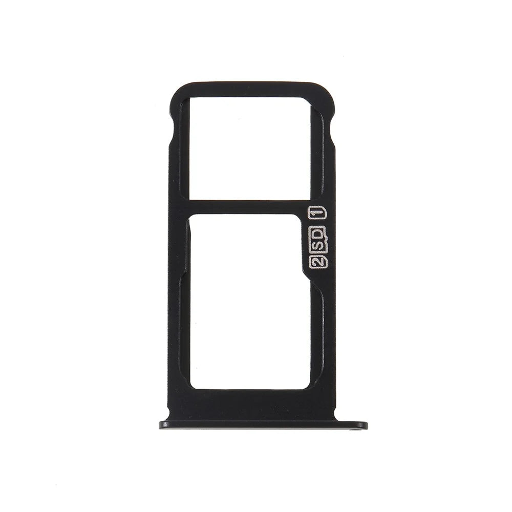 OEM Dual SIM Card Tray Holder Replace Part for Nokia 6.1 Plus / X6 - Black - 4