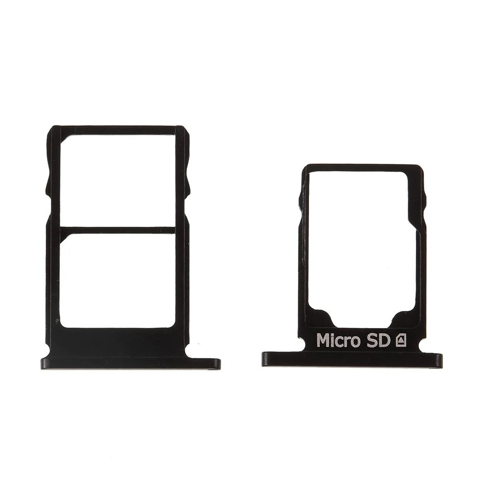 OEM SIM Micro SD Card Tray Holder Replacement for Nokia 5.1 - Black - 1