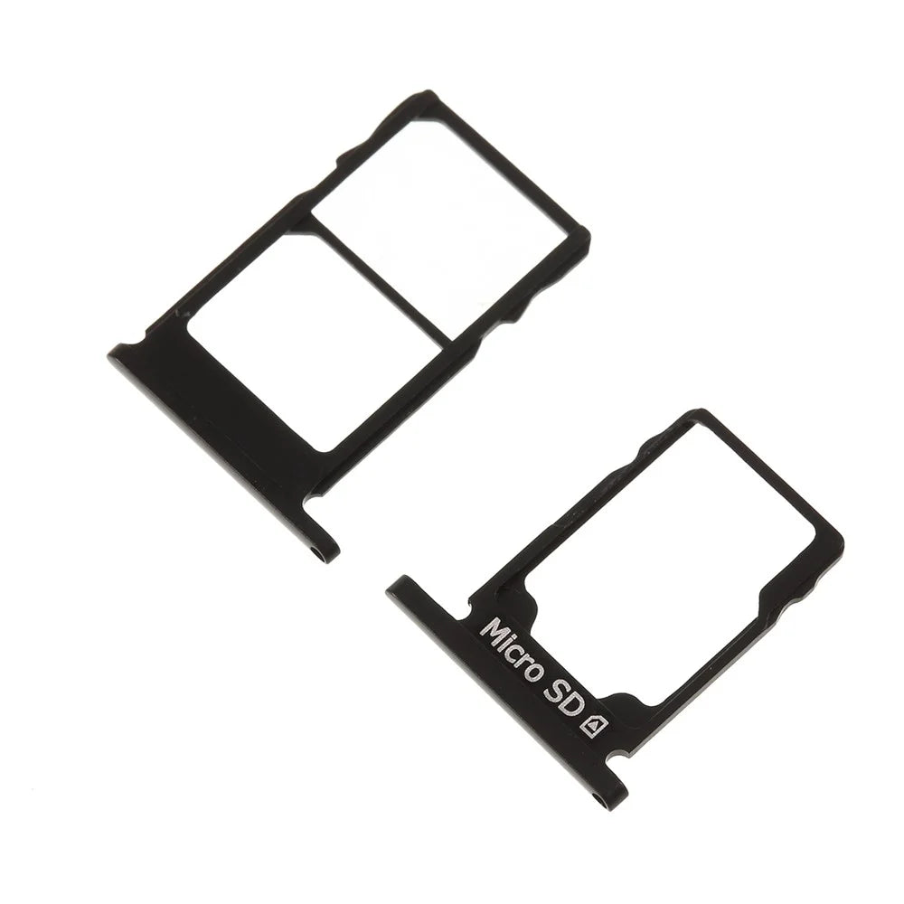OEM SIM Micro SD Card Tray Holder Replacement for Nokia 5.1 - Black - 2