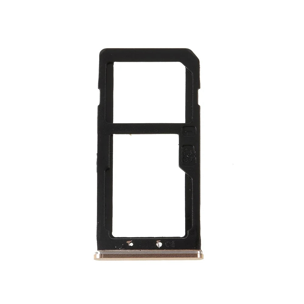 OEM Dual SIM Card Tray Holder Replace Part for Nokia 6 (2017) - Gold - 3