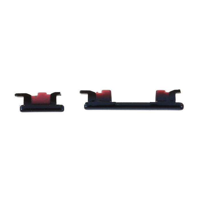 OEM Side Buttons Set Parts [2Pcs/Set] for Huawei Mate 20 Lite - Black - 1