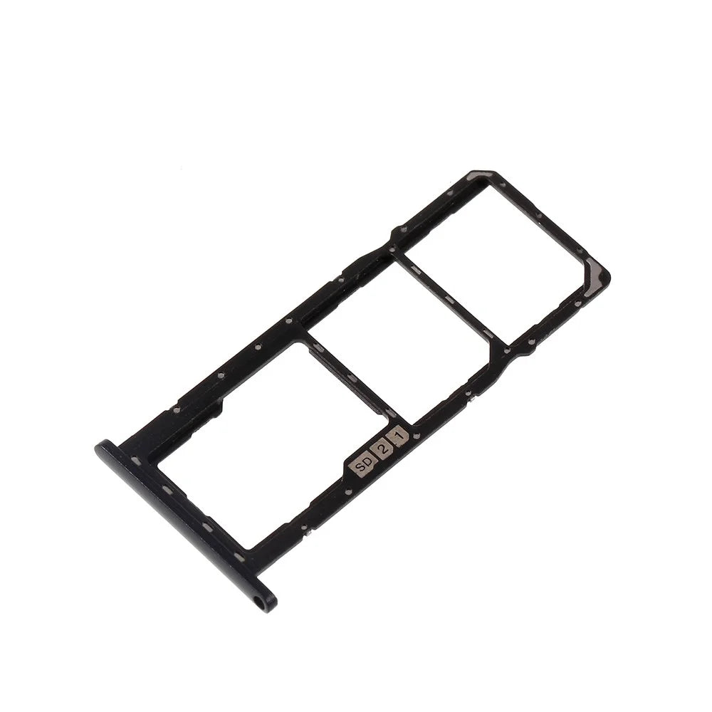 OEM SIM MicroSD Card Tray Holder Spare Part for Asus Zenfone Max (M2) ZB633KL - Black - 1