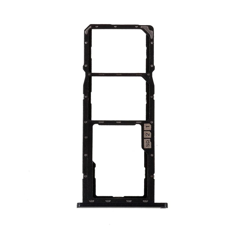 OEM SIM MicroSD Card Tray Holder Spare Part for Asus Zenfone Max (M2) ZB633KL - Black - 4