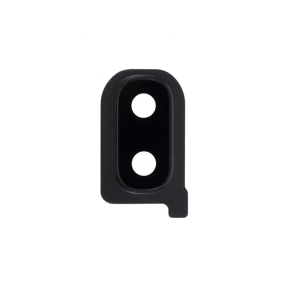 OEM Back Camera Lens Ring Cover with Glass Lens for Samsung Galaxy A40 SM-A405 - Black - 1