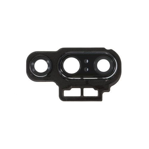 OEM Back Camera Lens Ring Cover with Glass Lens for Huawei P20 Pro - Silver - 1