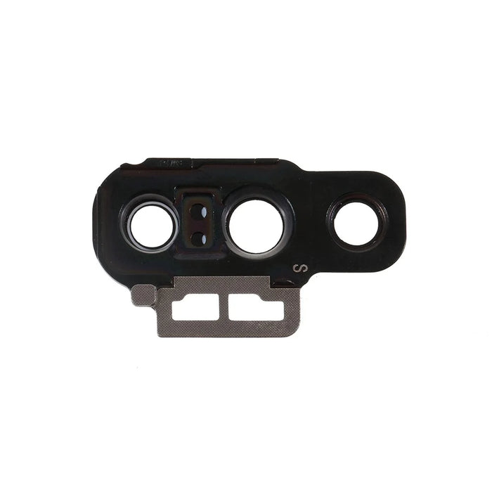OEM Back Camera Lens Ring Cover with Glass Lens for Huawei P20 Pro - Silver - 2