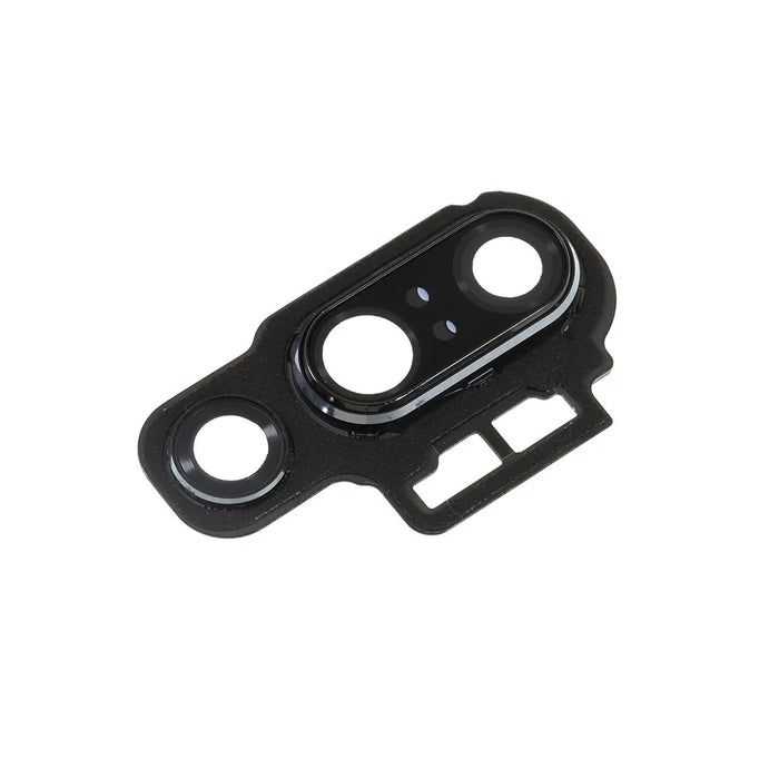 OEM Back Camera Lens Ring Cover with Glass Lens for Huawei P20 Pro - Silver - 3