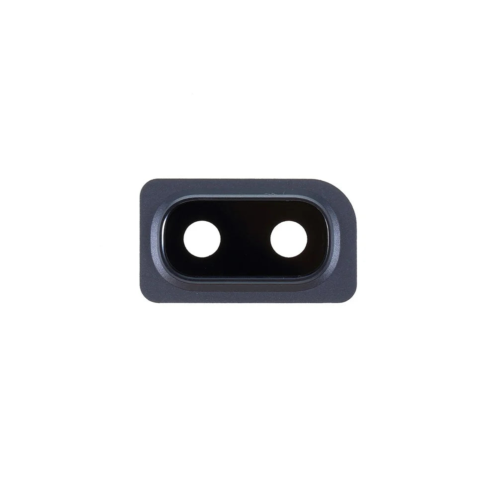 OEM Back Camera Lens Ring Cover with Glass Lens for Samsung Galaxy A10 SM-A105 - Silver - 1