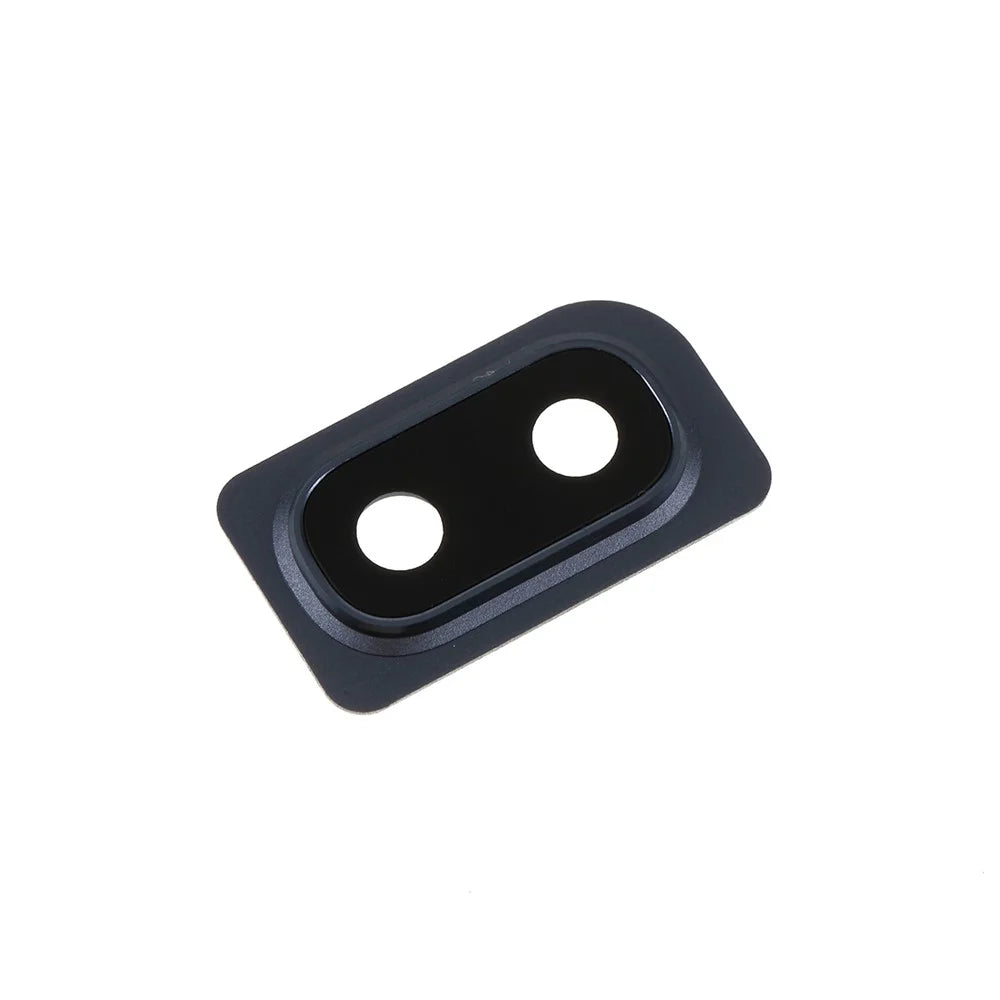 OEM Back Camera Lens Ring Cover with Glass Lens for Samsung Galaxy A10 SM-A105 - Silver - 2