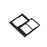 OEM Dual SIM Card Tray Holder Replace Part for Samsung Galaxy A40 SM-A405 - Black - 3