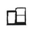OEM Dual SIM Card Tray Holder Replace Part for Samsung Galaxy A40 SM-A405 - Black - 4