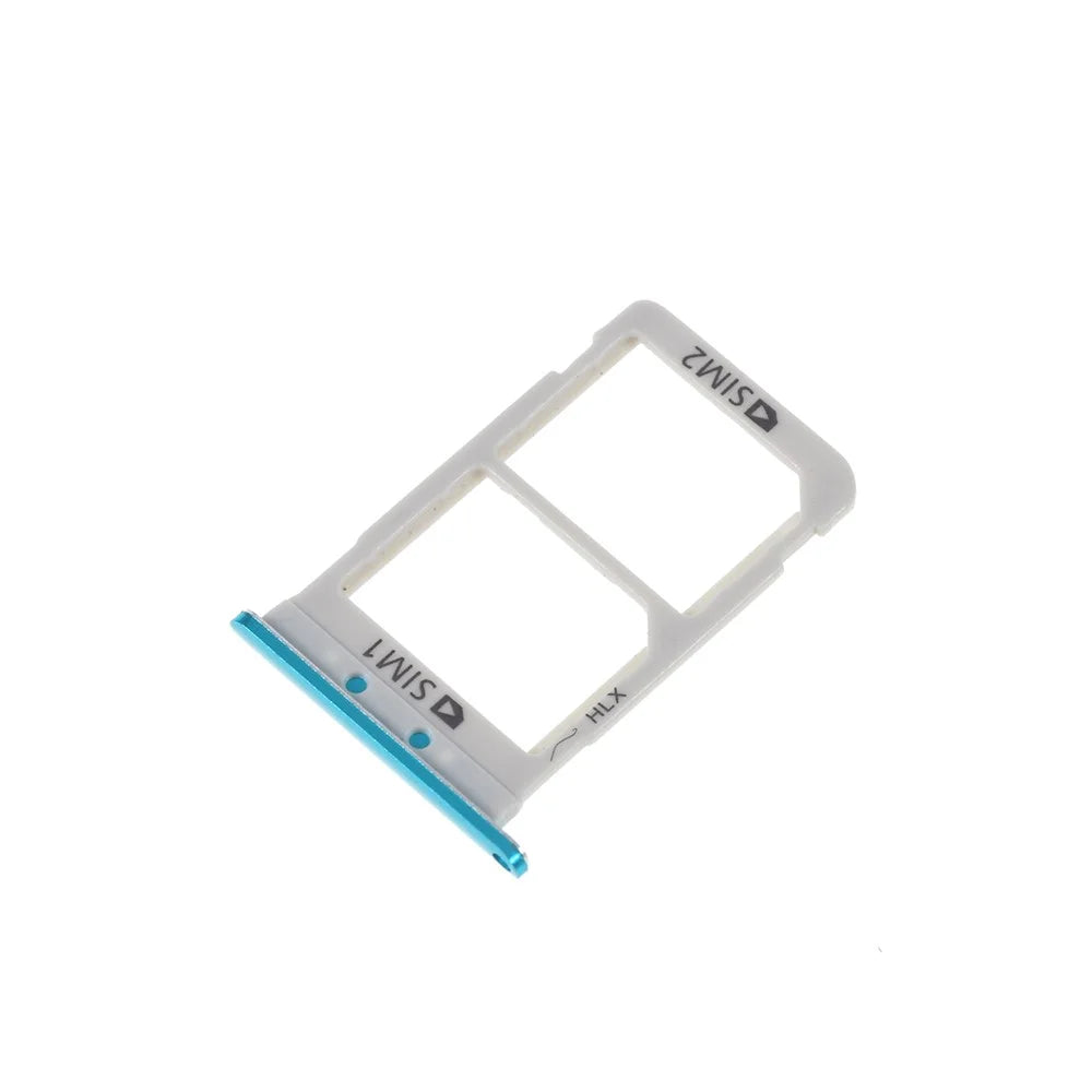 OEM Dual SIM Card Tray Holder Replace Part for Samsung Galaxy A8S G8870 SM-G8870 SM-G887FZ G887FZ - Cyan - 4