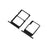 2 Pcs/Set OEM SIM Card Tray Slots Part for Nokia 5 - Black - 4