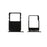 2 Pcs/Set OEM SIM Card Tray Slots Part for Nokia 3 - Black - 3