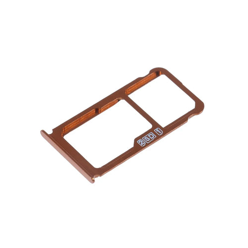 OEM Dual SIM Card Tray Holder Replace Part for Nokia 7 Plus - Champagne Gold - 1