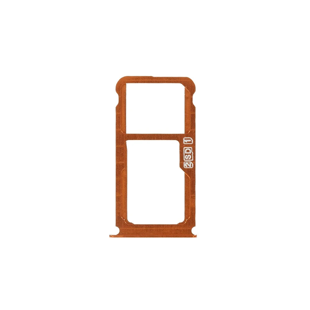 OEM Dual SIM Card Tray Holder Replace Part for Nokia 7 Plus - Champagne Gold - 4