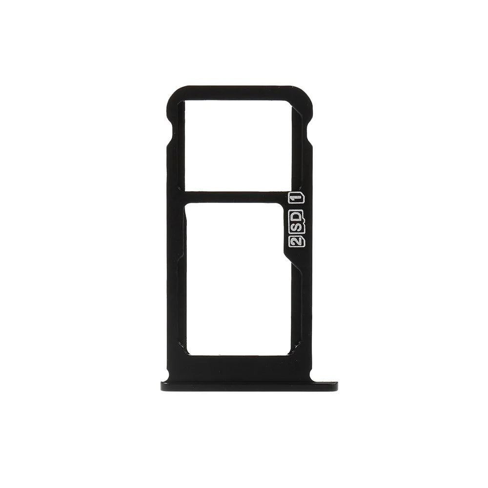 OEM Dual SIM Card Tray Holder Replace Part for Nokia 7.1 - Black - 1