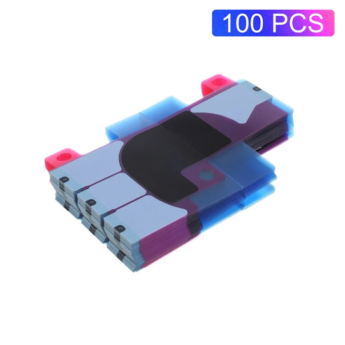 100Pcs Battery Adhesive Tape Stickers for iPhone X (A1865, A1901, A1902, A1903) - 1