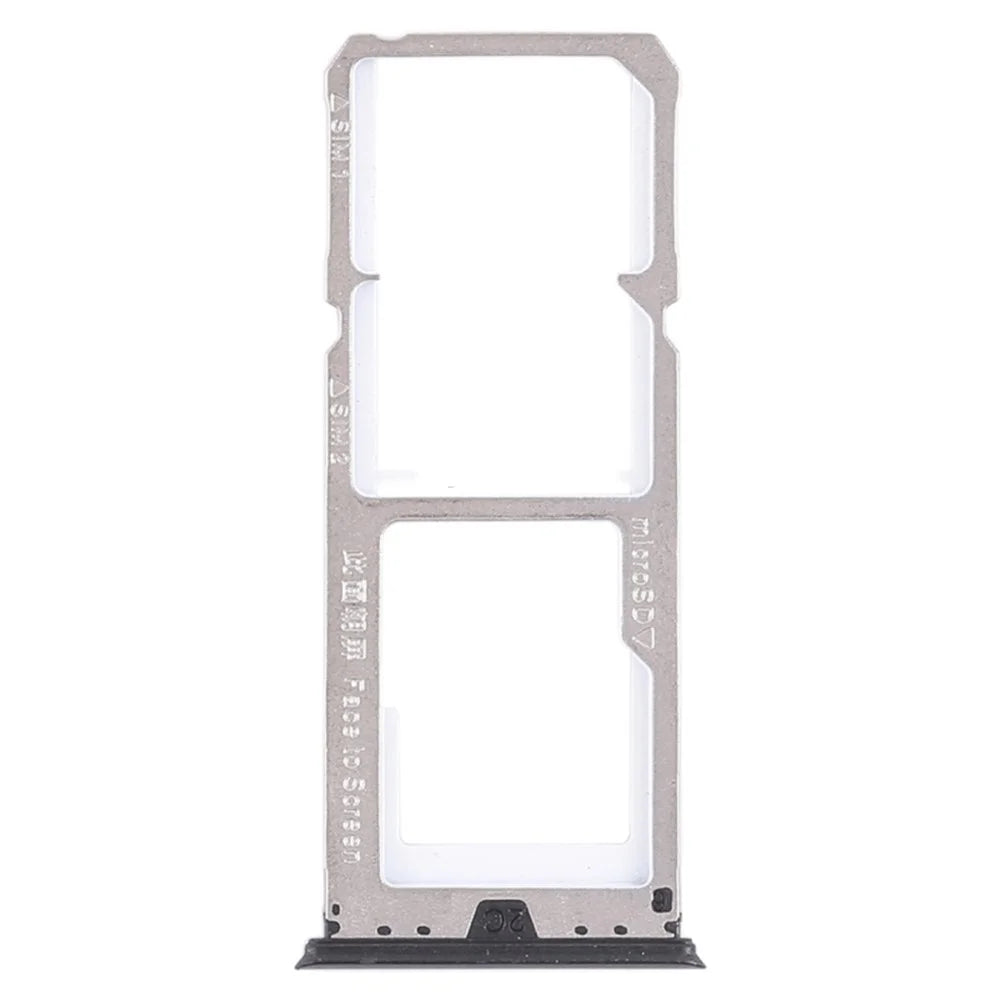 OEM SIM Card Tray Slots Part for Oppo A73 - Black - 1