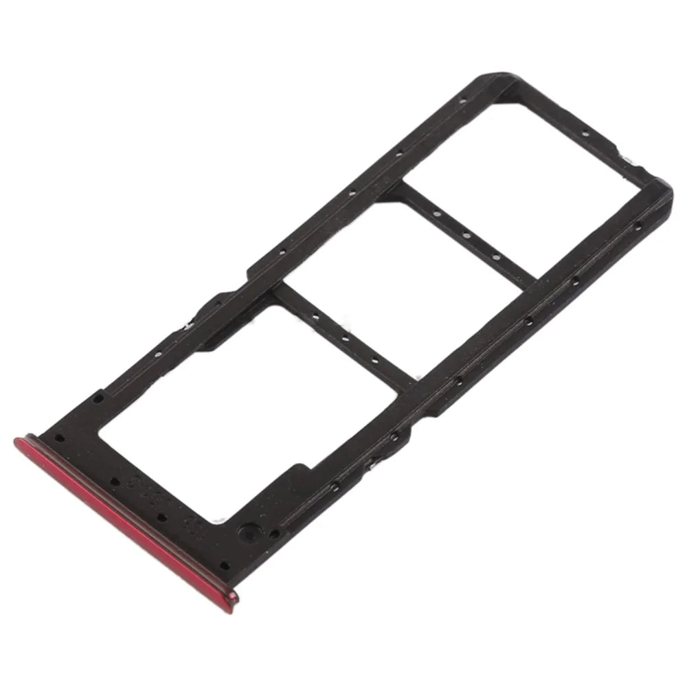 OEM SD Card SIM Card Tray Holder Replace Part for Oppo K1 - Red - 1