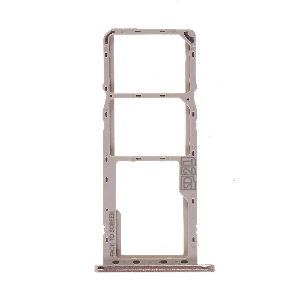 OEM SIM Card Tray Slot Holder Part for Motorola Moto G7 Play - Gold - 2