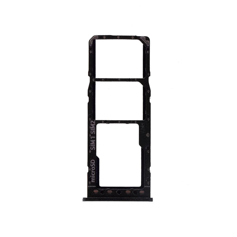 OEM Dual SIM Micro SD Card Tray Holder Replacement for Samsung Galaxy A10 SM-A105 - Black - 1