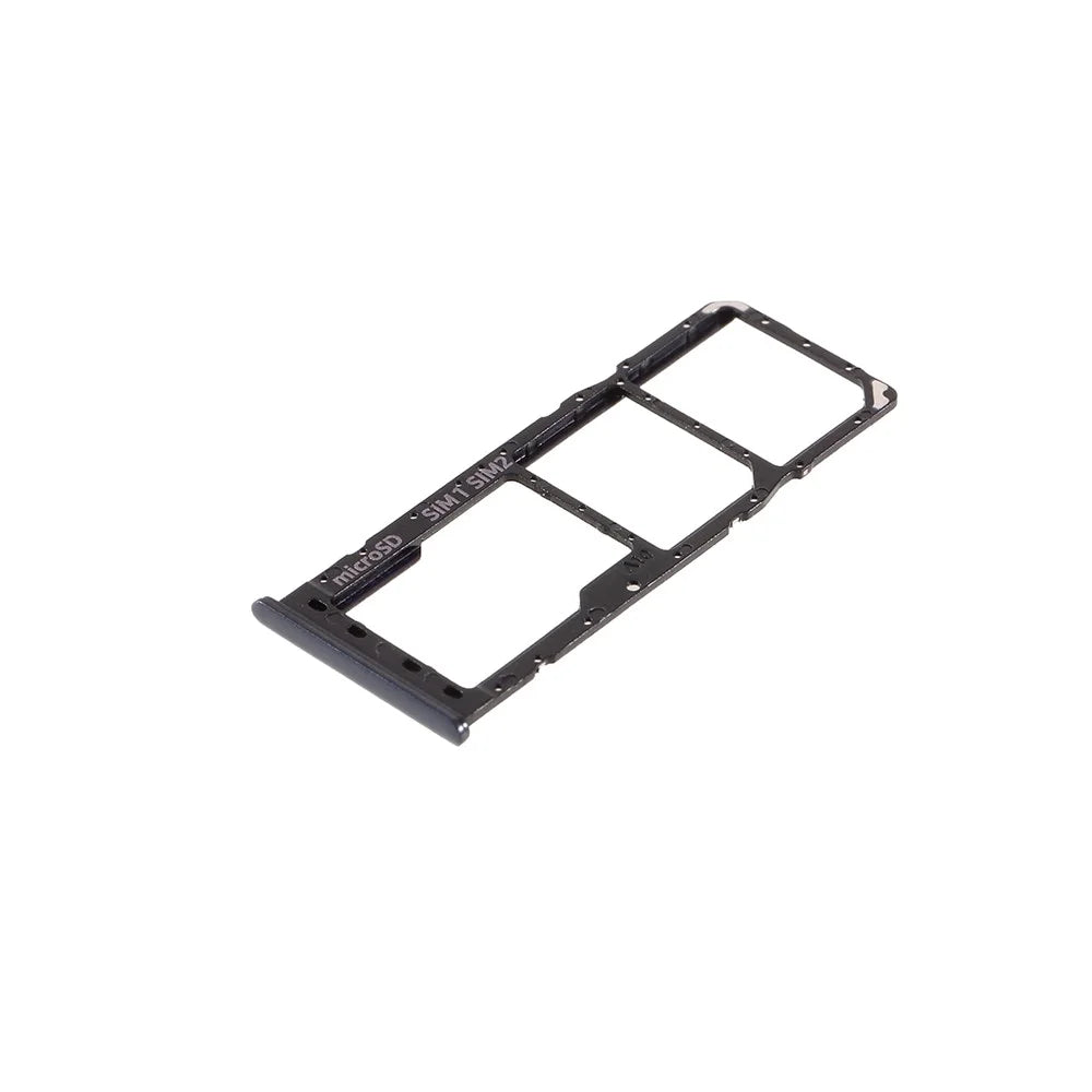 OEM Dual SIM Micro SD Card Tray Holder Replacement for Samsung Galaxy A10 SM-A105 - Black - 3
