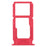 OEM Dual SIM Card Tray Holder Replace Part for OPPO R11 - Red - 1