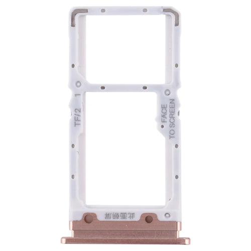 OEM SIM Card Tray Holder Replace Part for Xiaomi Mi CC9 - Rose Gold - 1