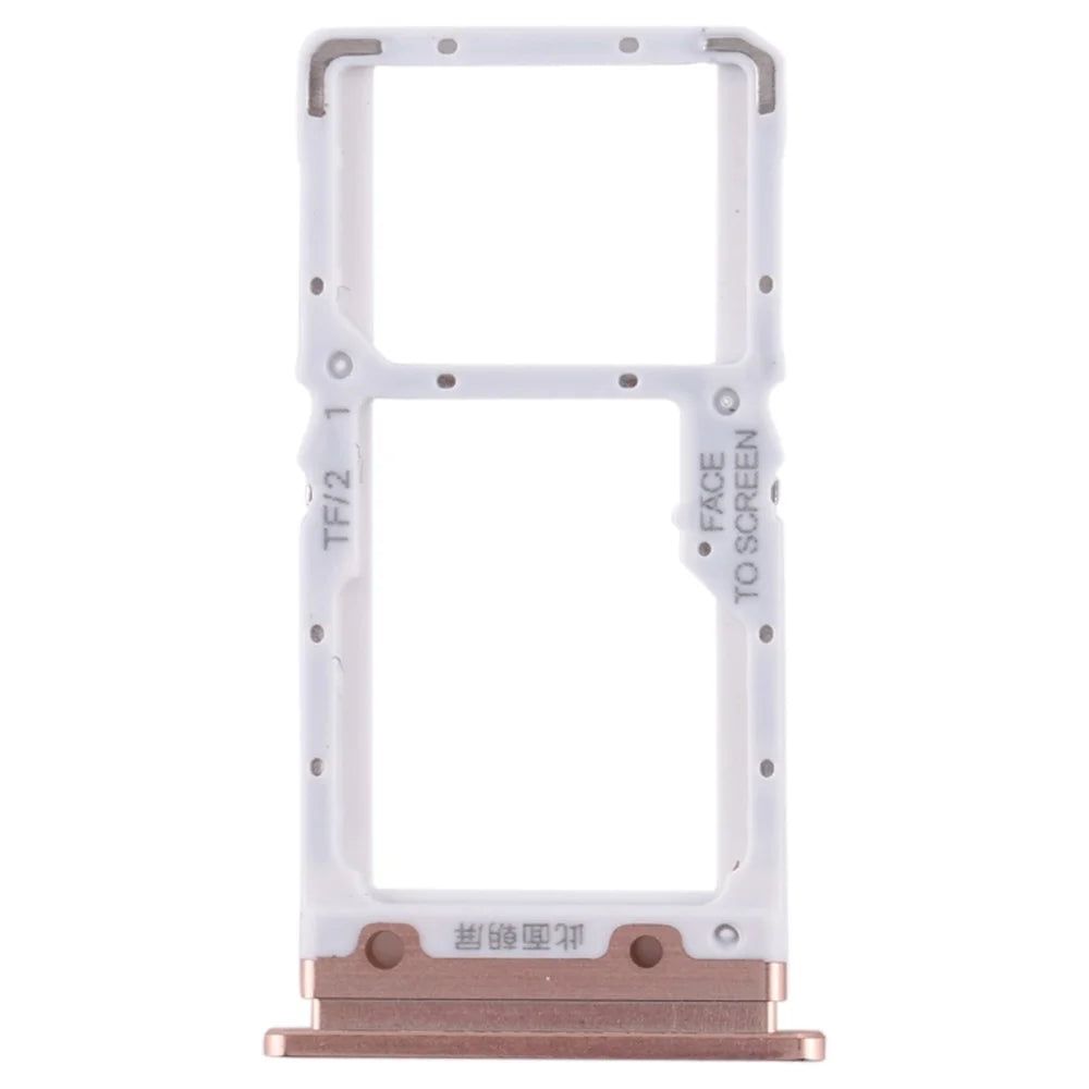 OEM SIM Card Tray Holder Replace Part for Xiaomi Mi CC9 - Rose Gold - 1