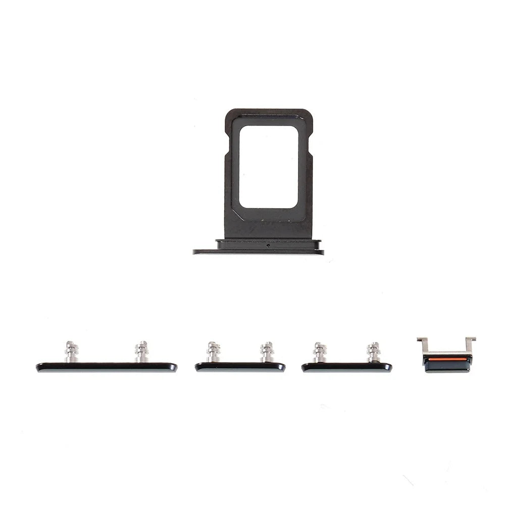 OEM Side Buttons Set for iPhone 11 Pro (Mute / Power / Volume Buttons + Sim Card Tray) - Green - 4