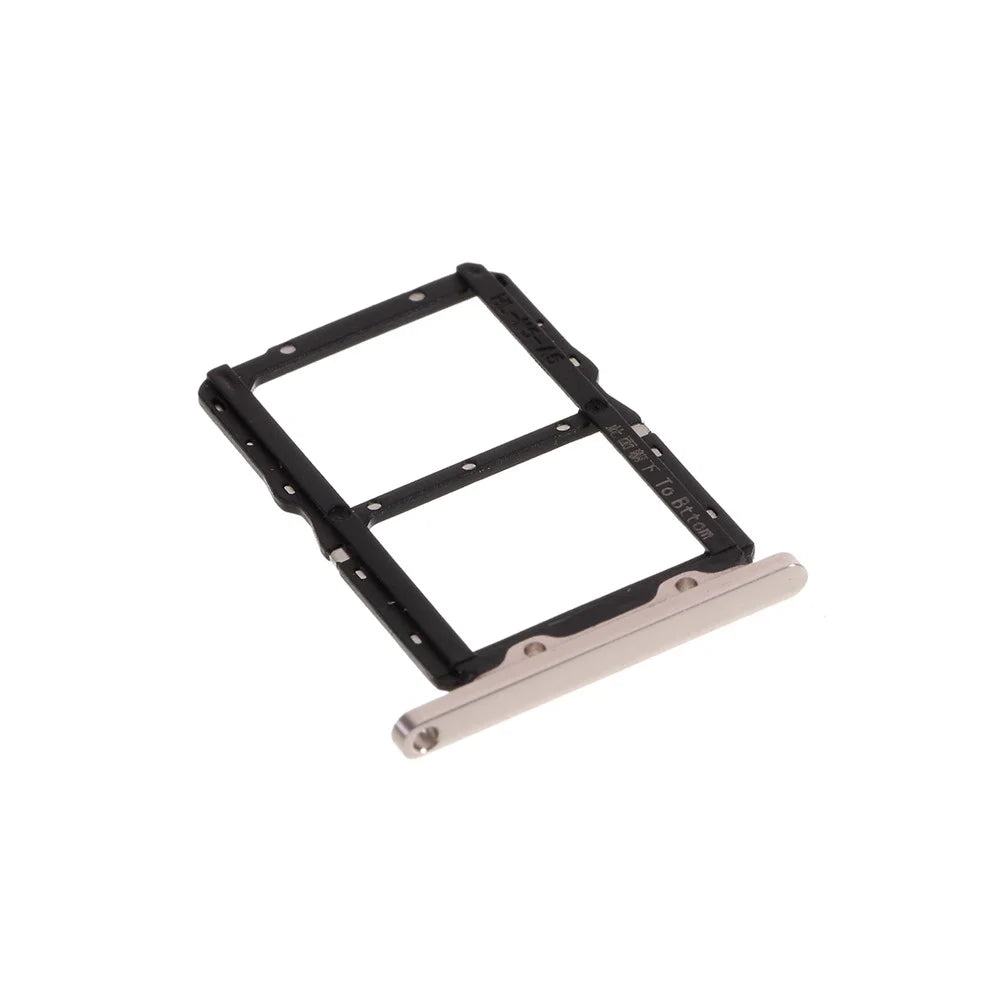 For Huawei Honor 20 / Nova 5T YAL-L21 OEM Dual SIM Card Tray Holder Replace Part (without Logo) - Silver - 1