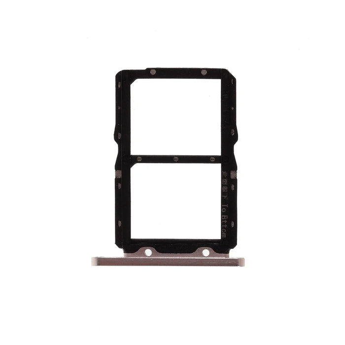 For Huawei Honor 20 / Nova 5T YAL-L21 OEM Dual SIM Card Tray Holder Replace Part (without Logo) - Silver - 2