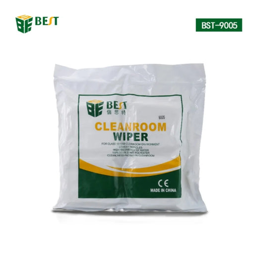BEST BST-9005 Soft Cleanroom Wiper Non Cloth Dust Paper LCD Repair Tool 9*9CM 400Pcs / Bag - 1