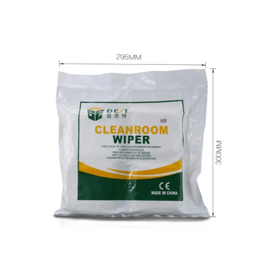 BEST BST-9005 Soft Cleanroom Wiper Non Cloth Dust Paper LCD Repair Tool 9*9CM 400Pcs / Bag - 5