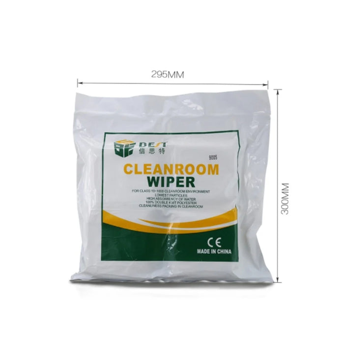 BEST BST-9005 Soft Cleanroom Wiper Non Cloth Dust Paper LCD Repair Tool 9*9CM 400Pcs / Bag - 5